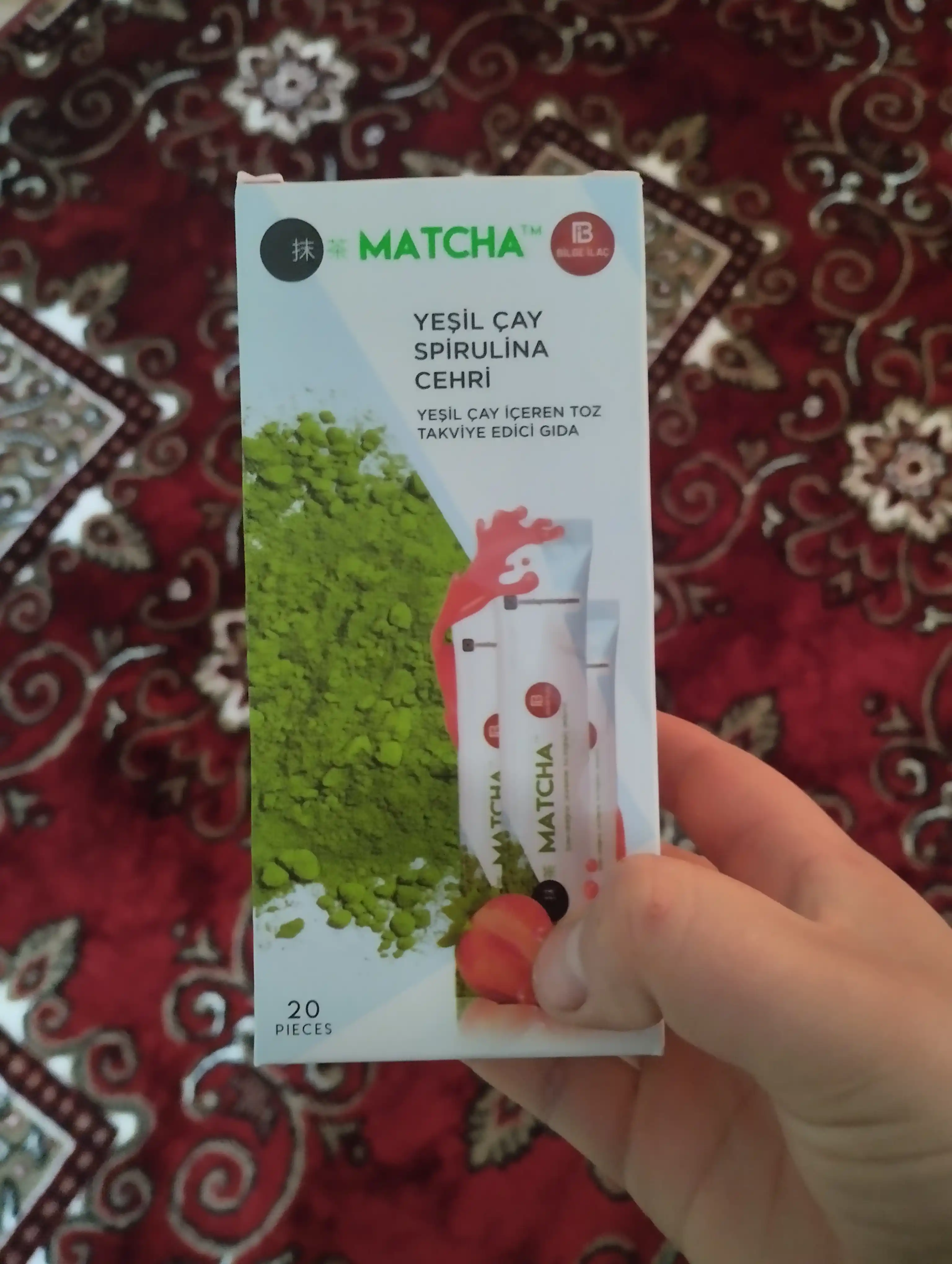 Choy "Matcha Detox", ozish uchun uchun, ko'k, antioksidant,ozish uchun,ozdiruvchi choy