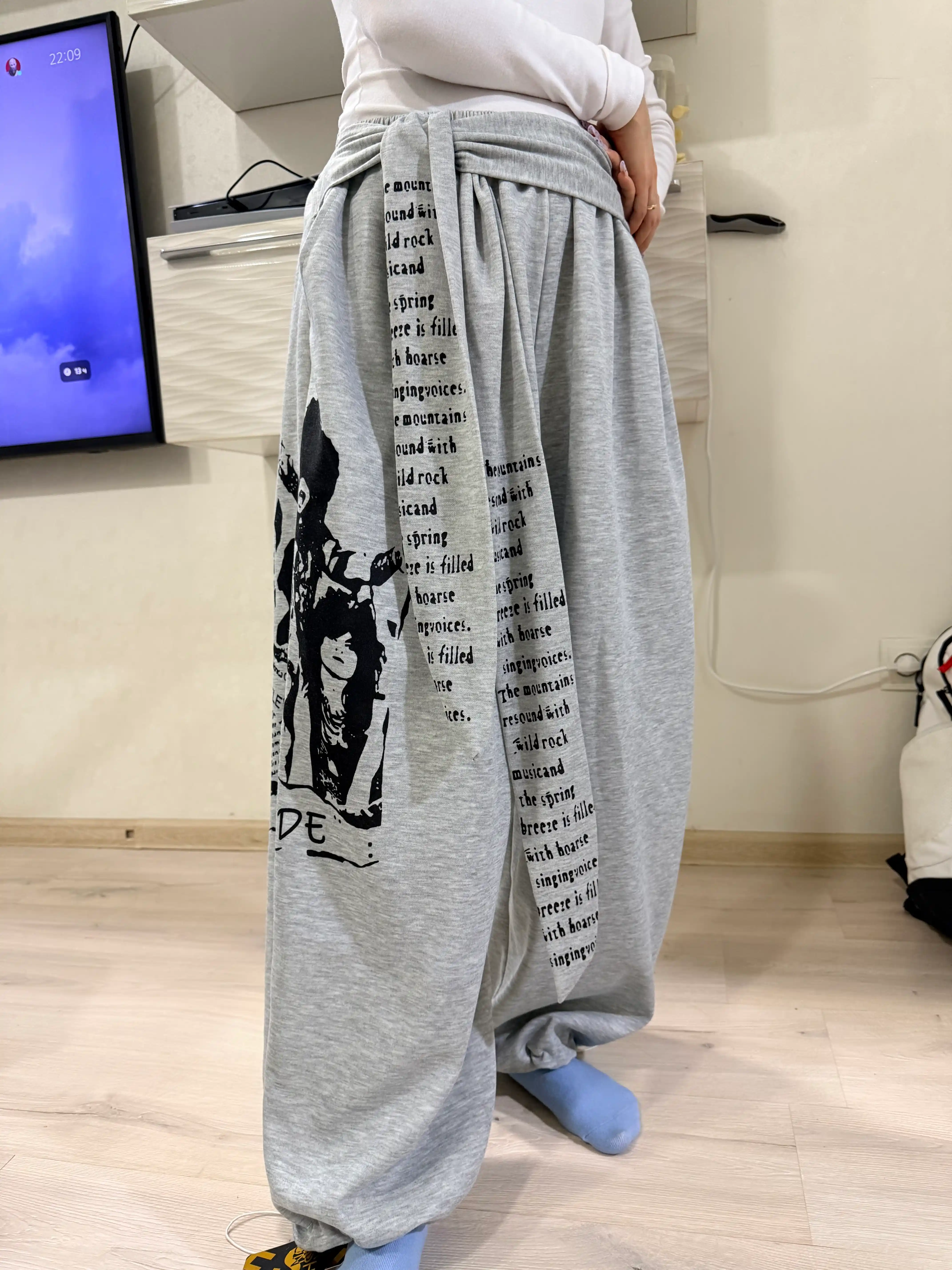 Shim ayollar uchun oversize jogger Y2K