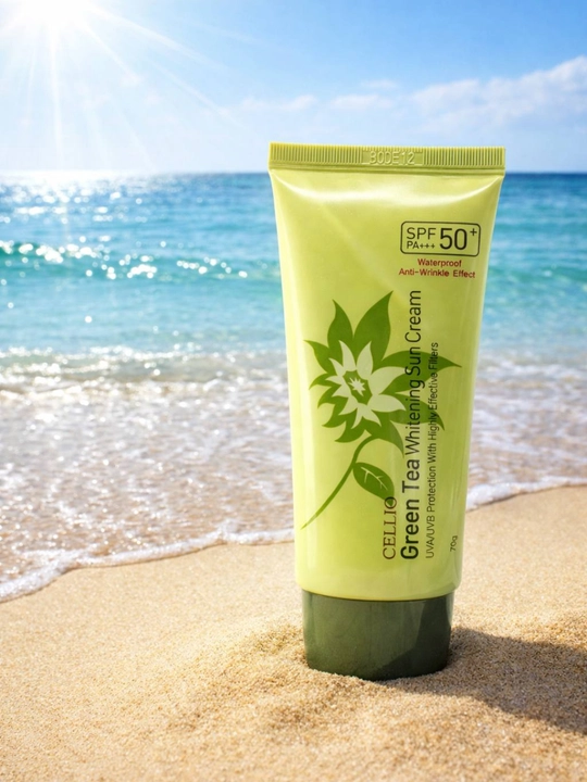 CELLIO SPF50+ collagen krem koreyskiy spf kremlar quyoshdan himoya qiluvchi krem kremlar - 