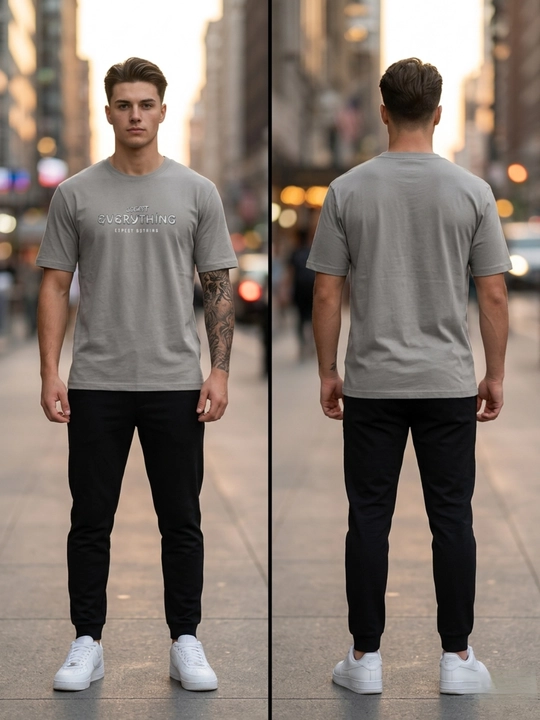 Futbolka Oversize print - 