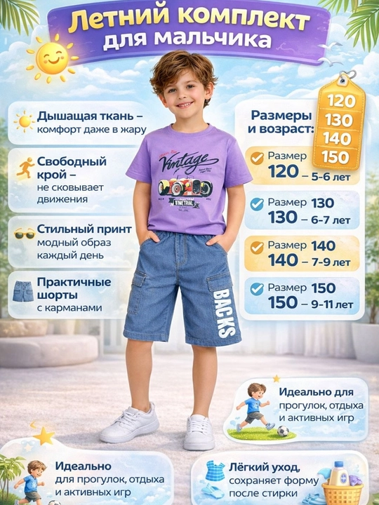 Детский летний комплект