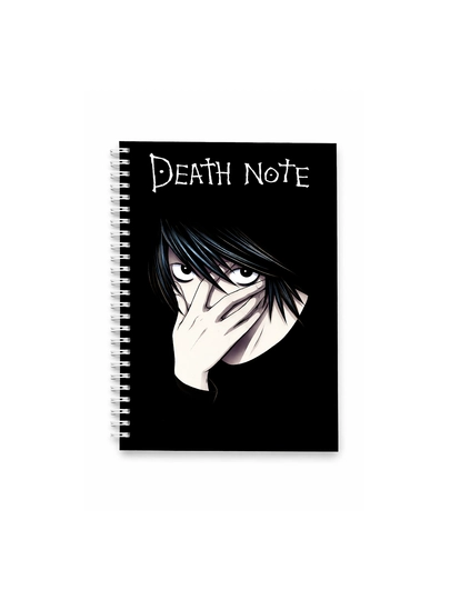 Блокнот Тетрадь смерти A5, на пружине, 40 листов аниме Death Note для записей — ТОЧКА-ТЕТРАДЬСМ-ГОРЧИЧ-точка