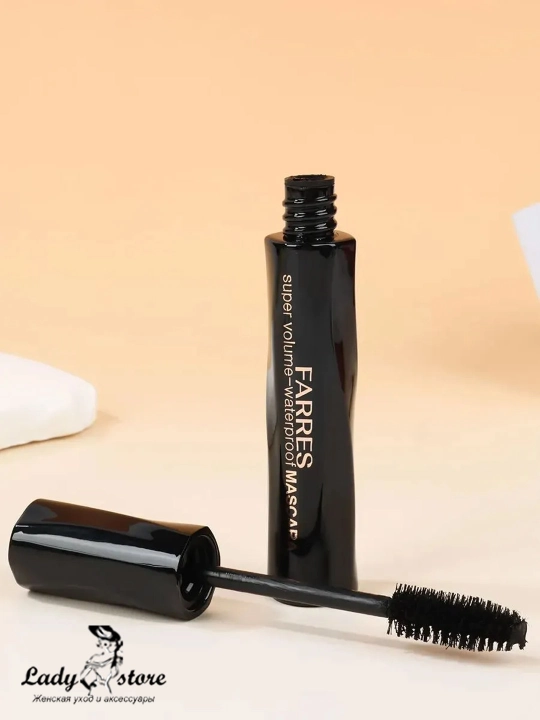 Farres Тушь для ресниц с пушистой щёточкой Super Volume-Waterproof Mascara 12 мл