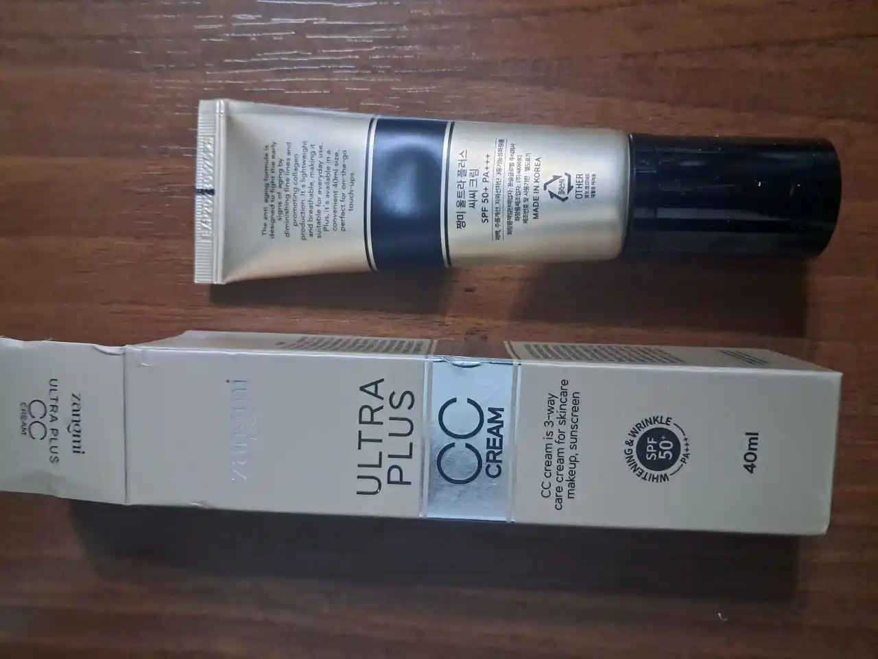 CC krem, tonlama, quyoshdan himoya qiluvchi SPF 50, PA+++, 40 ml