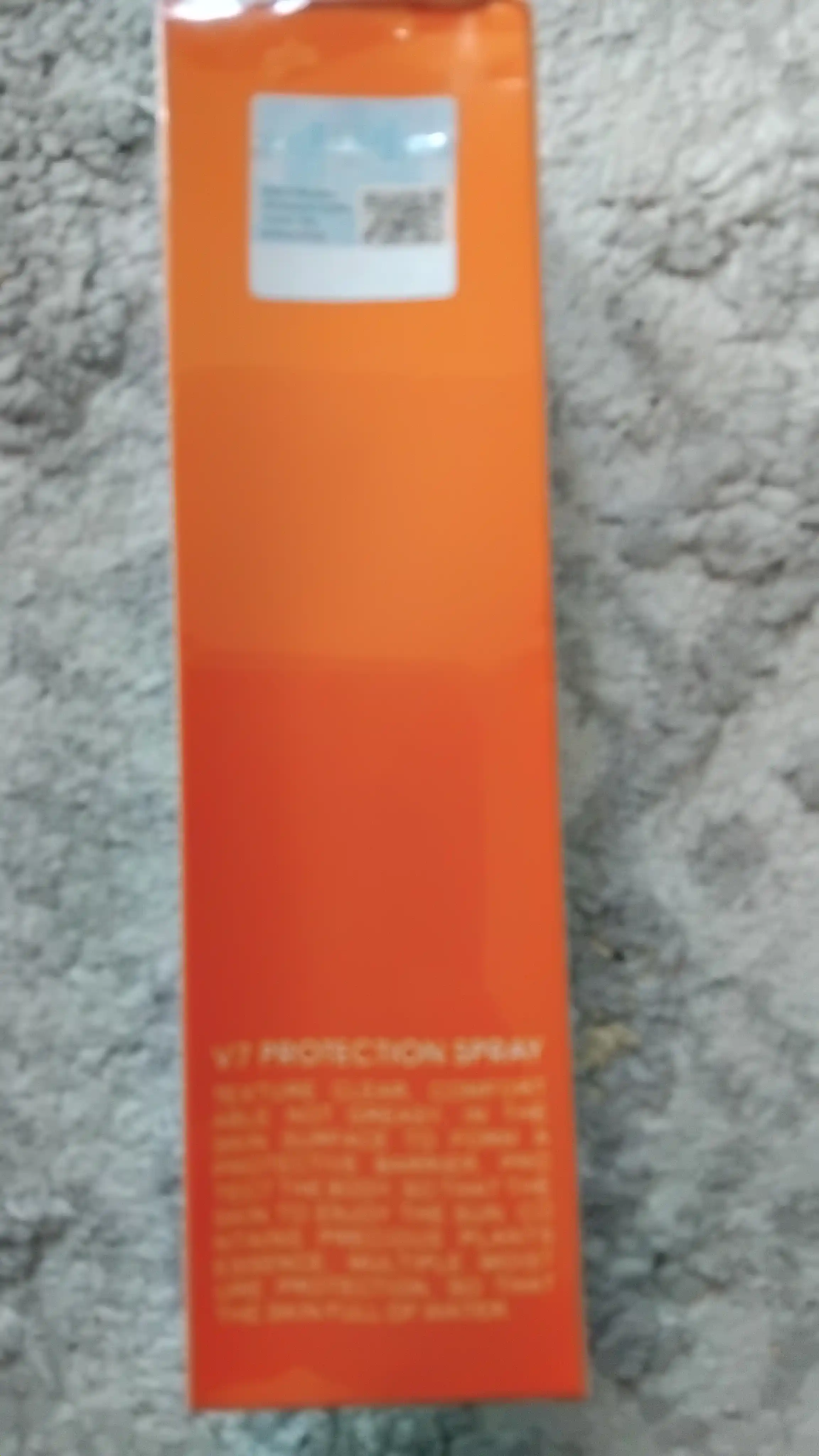 Quyoshdan himoya qiluvchi sprey kremi, 50 spf Quyosh ekrani V7, 200 ml