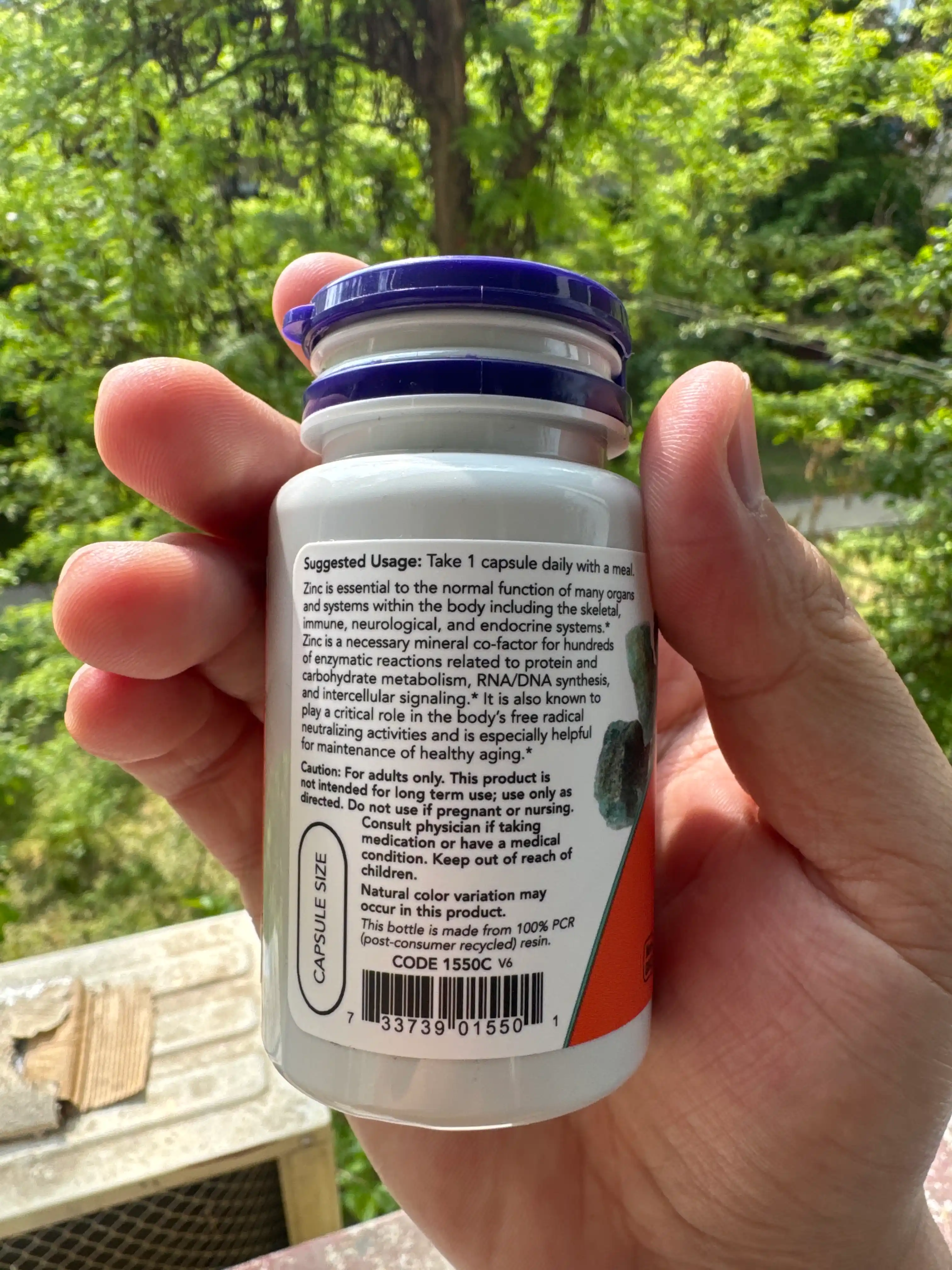 NOW Supplements, sink 50 mg, halol