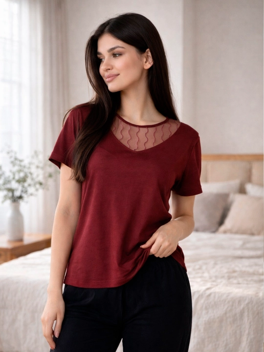 Pijama ayollar uchun, uy kiyimi, yengil matodan, o'lchamlar 46–48–50 M/L