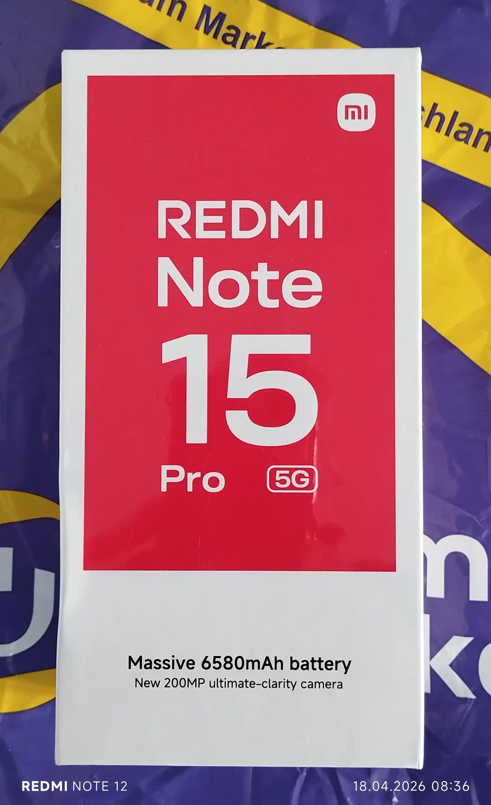 Smartfon Xiaomi Redmi Note 15 Pro 5G, 200 MP, 6.83″ 1.5K, 6580 mAh