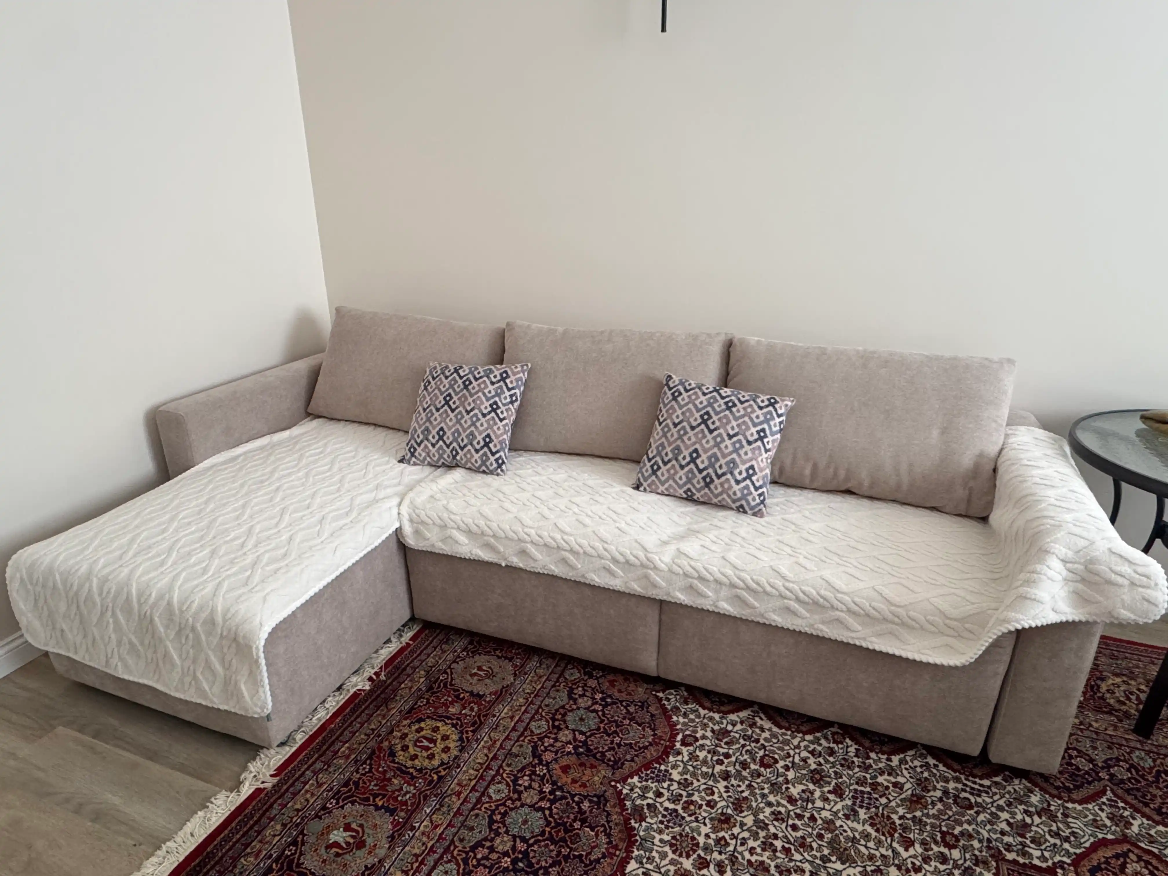 Sirpanishga qarshi divandek, mebel divan va kreslolar uchun yopinchiq g'ilof 210x90-160x90