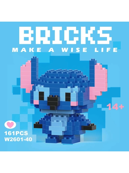3D LEGO konstruktor Bricks, bolalar va kattalar uchun mini boshqotirma, antistress yig‘ish