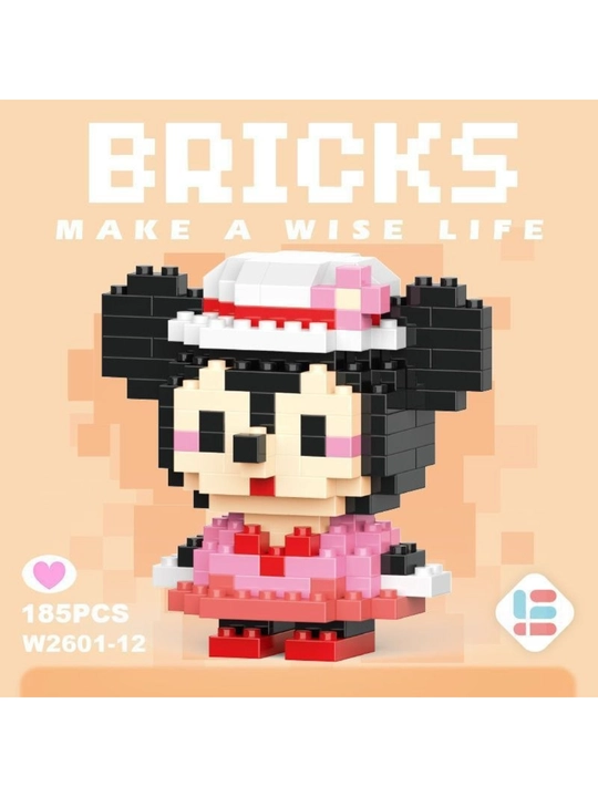3D Лего-конструктор Bricks, мини-головоломка для детей и взрослых, антистресс-сборка - 