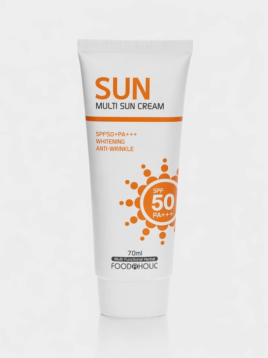 Foodaholic Multi Sun Cream SPF 50 PA+++ quyoshdan himoya kremi, yuz uchun, 70 ml