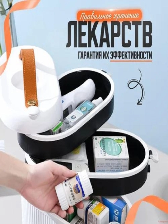 Аптечка дорожная, домашняя, органайзер для хранения медикаментов