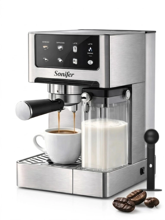 Sonifer SF-3587 qahva mashinasi - professional, 20 bar, kapuchinatorli - 