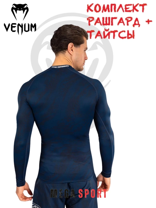 Venum sport kompression kiyim to‘plami – uzun yengli futbolka va leggins