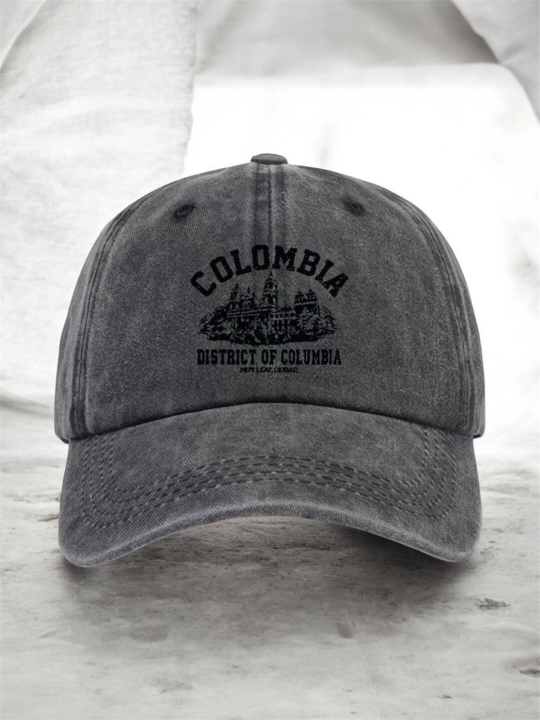 Винтажная кепка Colombia для мужчин и женщин