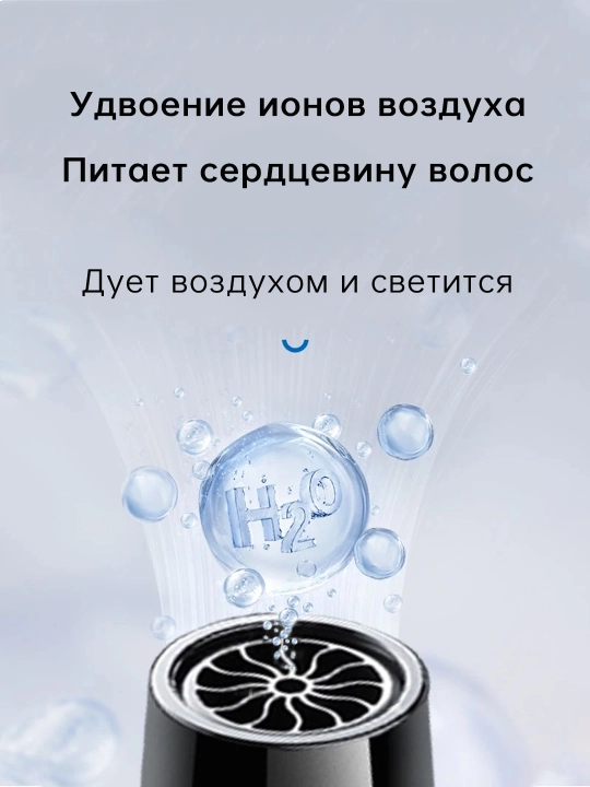 Фен для волос профессиональный HAN RIVER, с отрицательными ионами и защитой от перегрева
