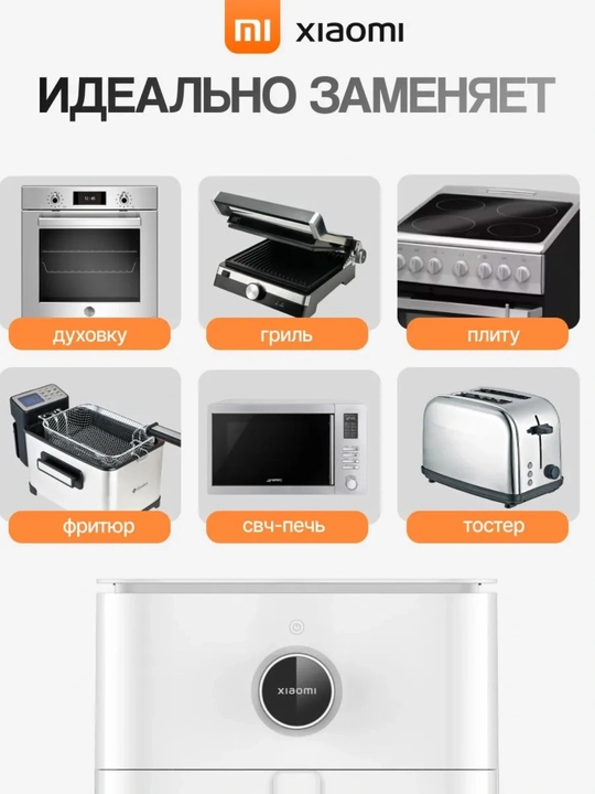 Аэрогриль Xiaomi Smart Air Fryer , 6.5л