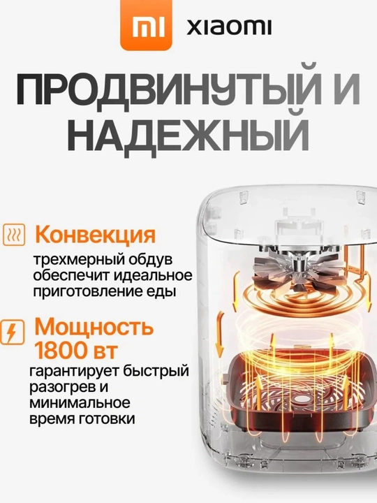 Аэрогриль Xiaomi Smart Air Fryer , 6.5л