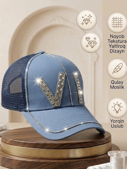 Ayollar va qizlar uchun kepkalar, beysbol qalpog'i, unisex