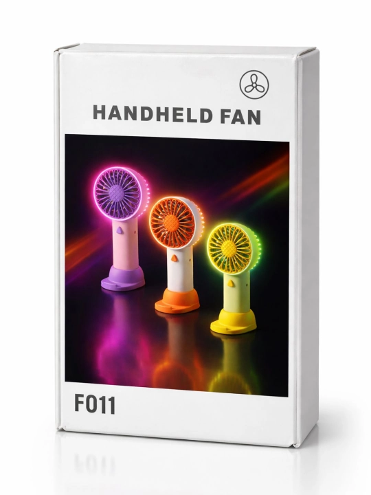 Qo‘l mini ventilyatori USB portativ stol usti uchun ixcham va jim ishlaydi yoz uchun ideal
