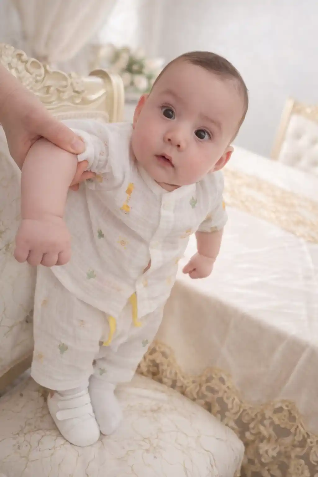Муслиновый костюм для мальчиков Holiday — легкий летний комплект
