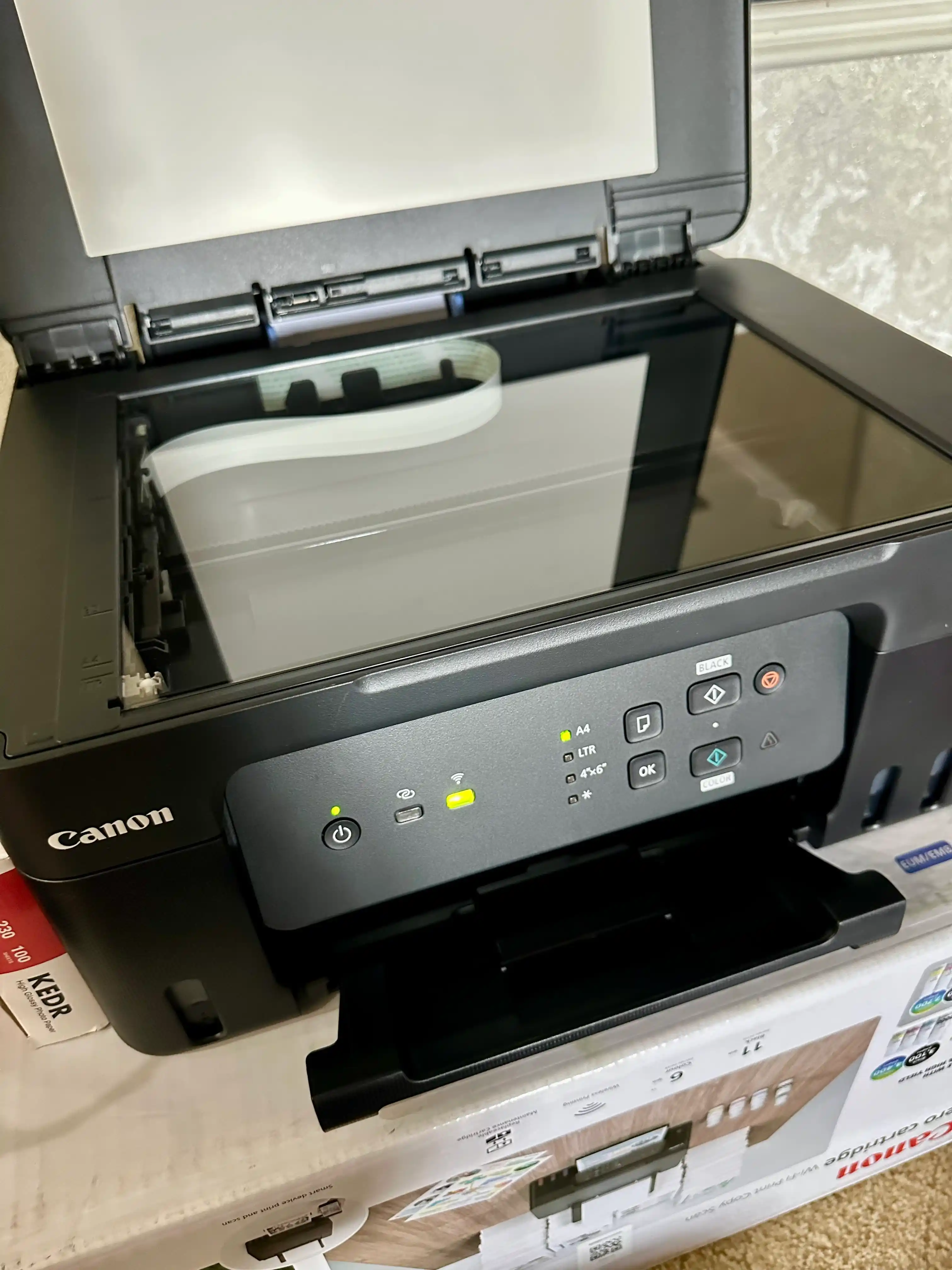 Rangli printer Canon PIXMA G3430 3 tasi 1 da, Wi-Fi, skaner va chop etish, MFP