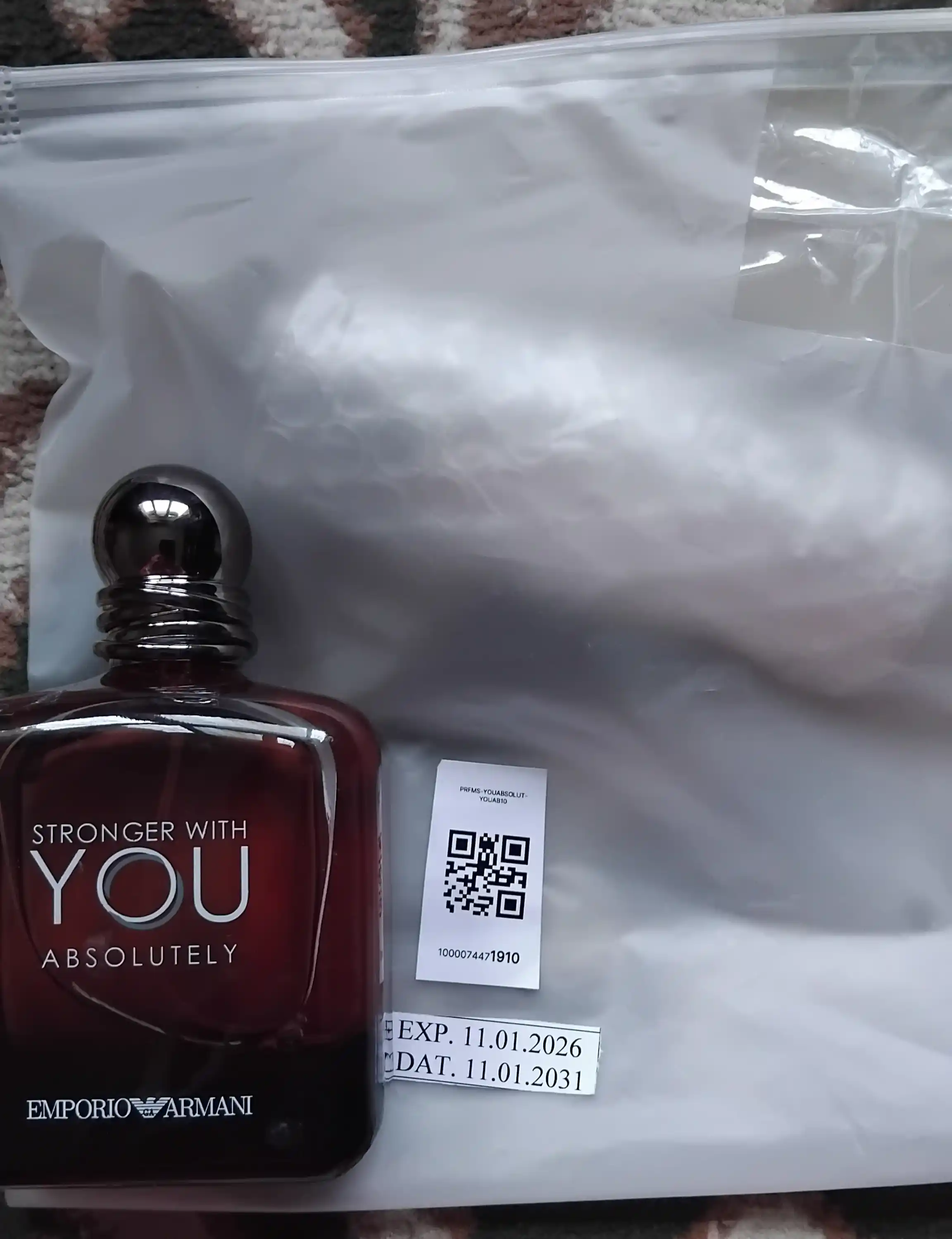 Stronger With You духи, духи для мужчин, Stronger With You Emporio Armani, 10 мл, 100 мл