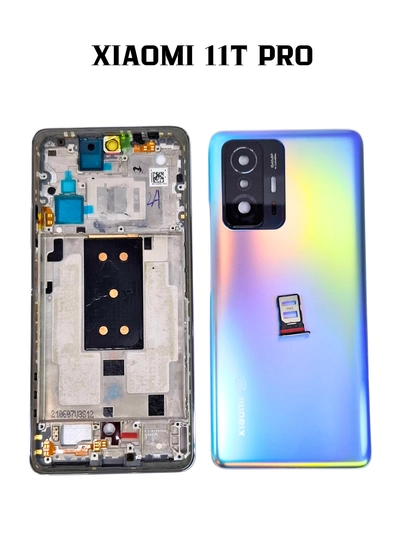 XIAOMI 11T PRO корпус полный комплект: перед + зад, SIM-лоток, стекло камеры