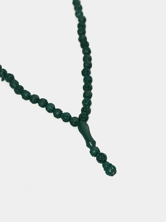 Hidli Tasbeh zikr va istig'for uchun, 99 donalik, atirgul ifori, himoya keysi bilan