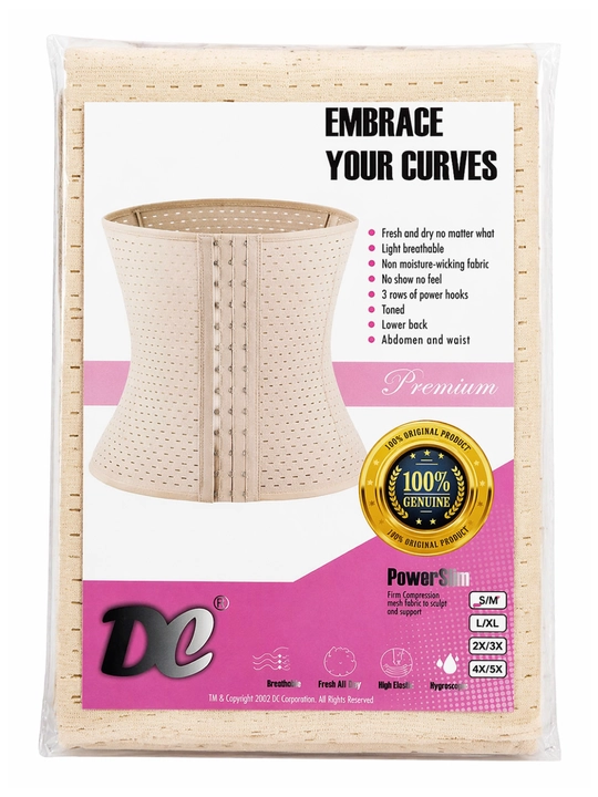 DC Power Slim bel korset — qorin tortuvchi, nafas oluvchi shapewear bandaj - 