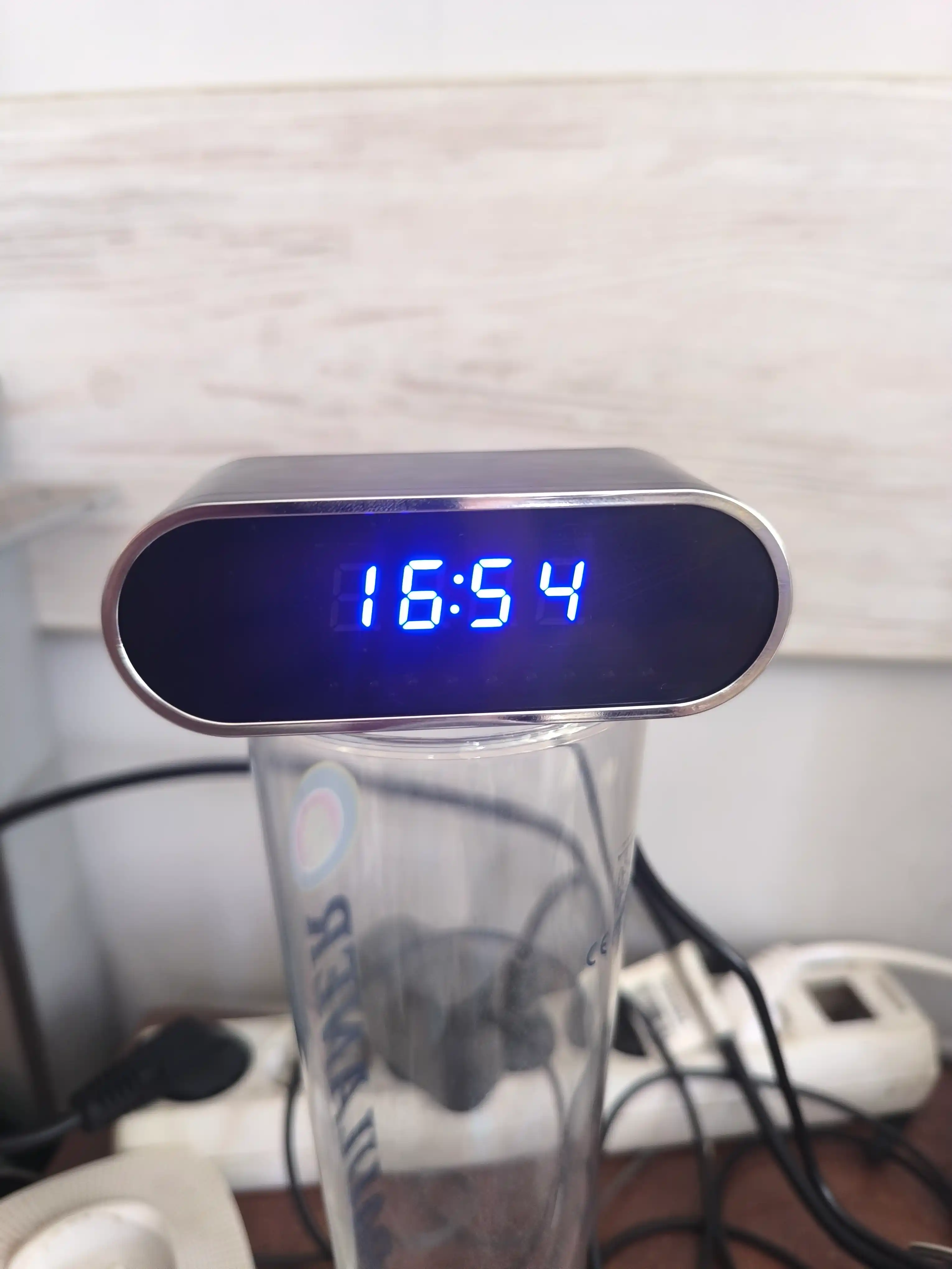 Mini kamera, budilnik 4K, simsiz ulanish, WI-Fi, tunggi kuzatuv, aqlli soat