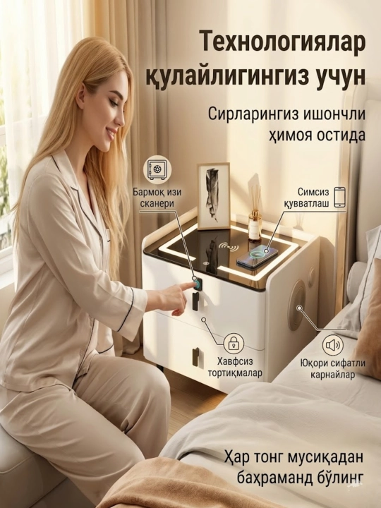 Универсальная тумбочка, шкаф для спальни с зеркалом, с ящиками