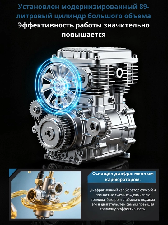 Бензопила 12/20-дюймовая HYUNDAI
