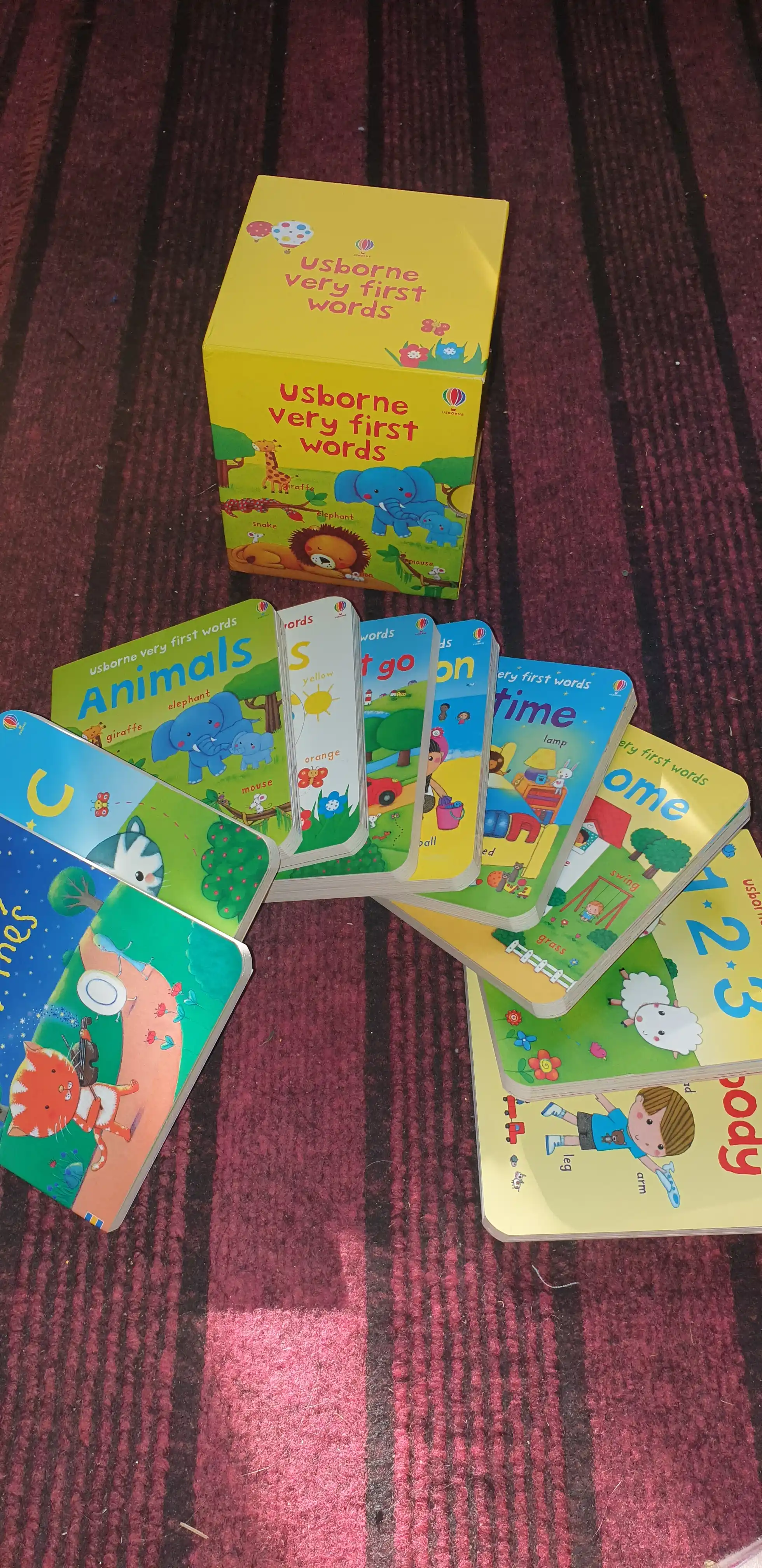 Набор Usborne Картонные Книжки  very first Words Мои самые первые слова
