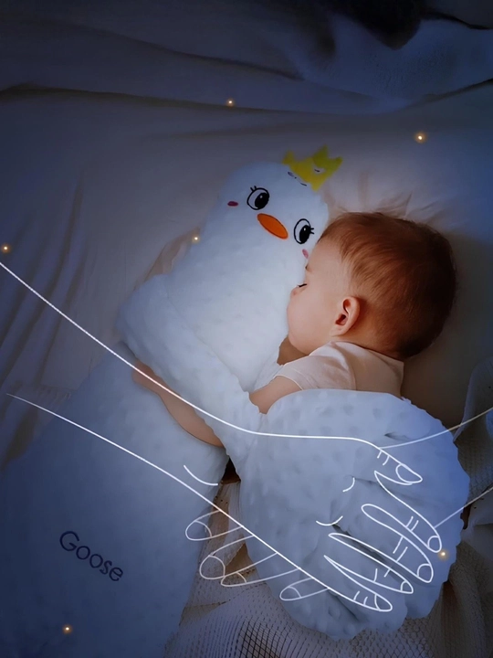 Подушка-игрушка для сна успокаивающая ладонь, с функцией похлопывания и грелки, комфортер