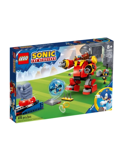 Конструктор LEGO Sonic соник против робота «Смертельное яйцо» доктора Эггмана 76993, 615 — KASPI-76993