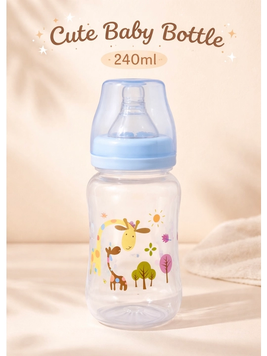 Bolalar uchun oziqlantirish butilkasi, chaqaloqlarga butilka, 240 ml
