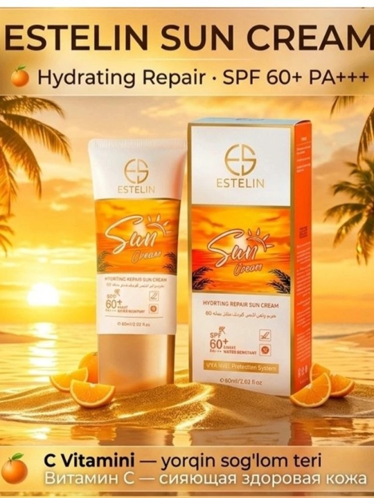 SPF90+ (60+) — yuzni quyoshdan himoya qiluvchi krem