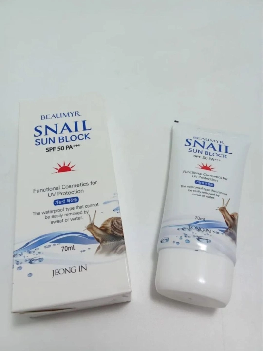 Quyoshdan himoyalovchi shilimshiq krem-gel (SNAIL SUN BLOCK)