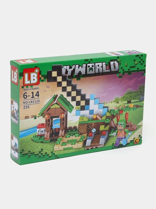 Конструктор "Minecraft" защита деревни, 245 деталей майнкрафт - 