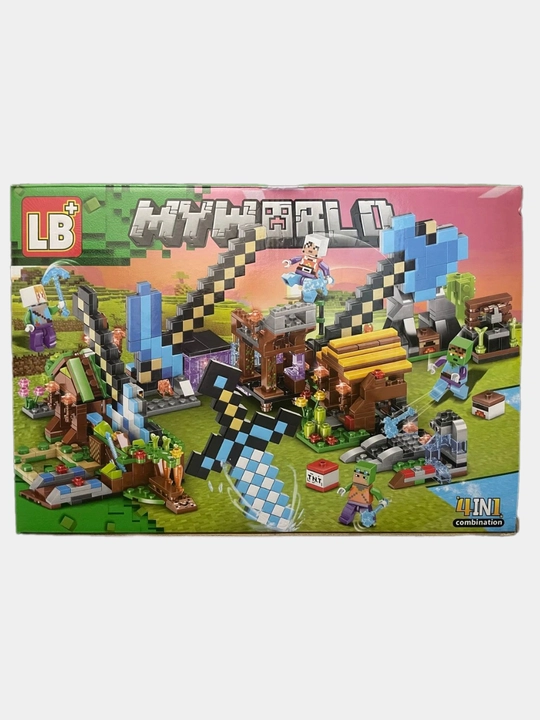 Конструктор "Minecraft" защита деревни, 245 деталей майнкрафт