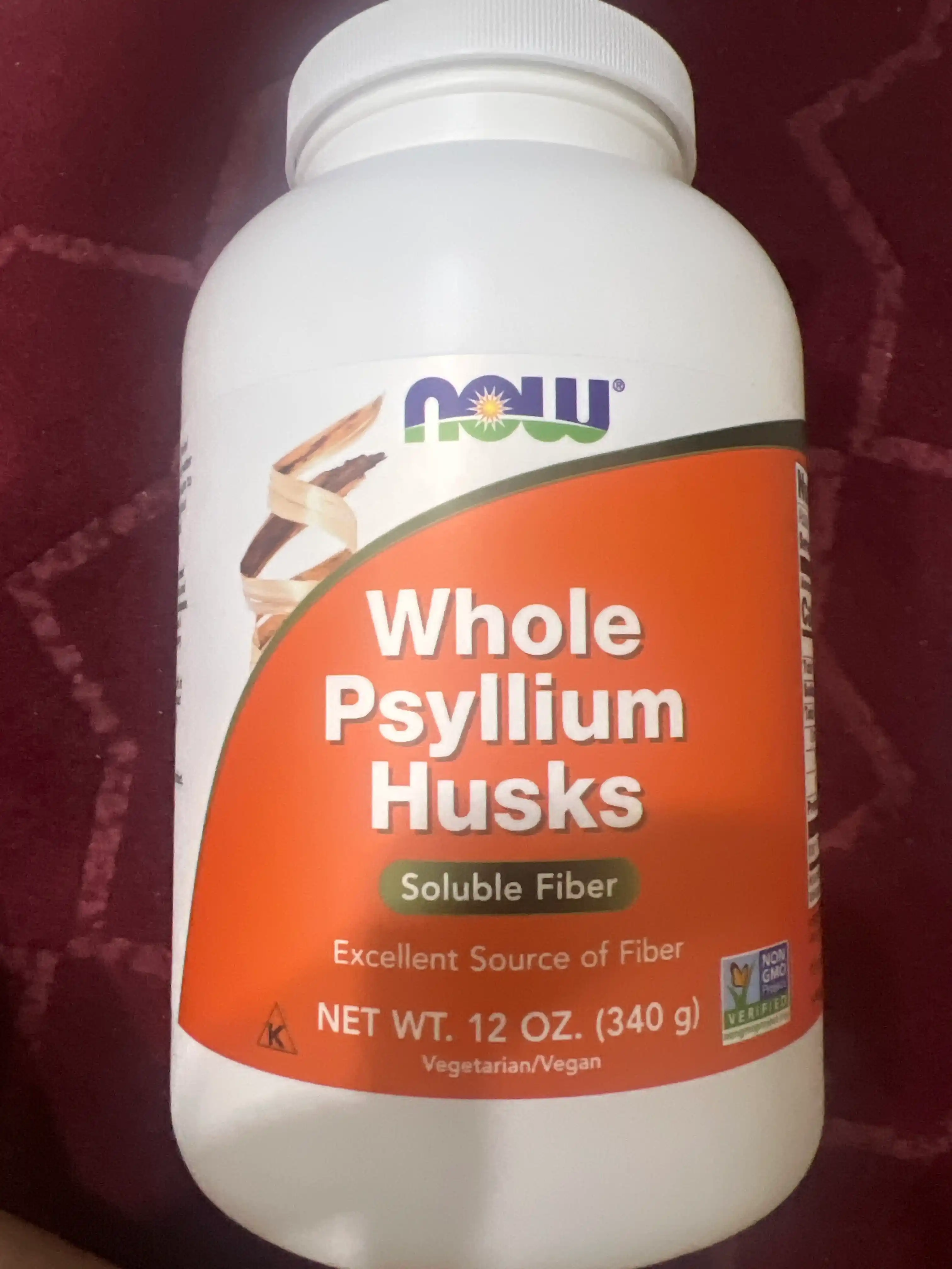 Psyllium urug'ining qobig'i Now Foods Psyllium Husk