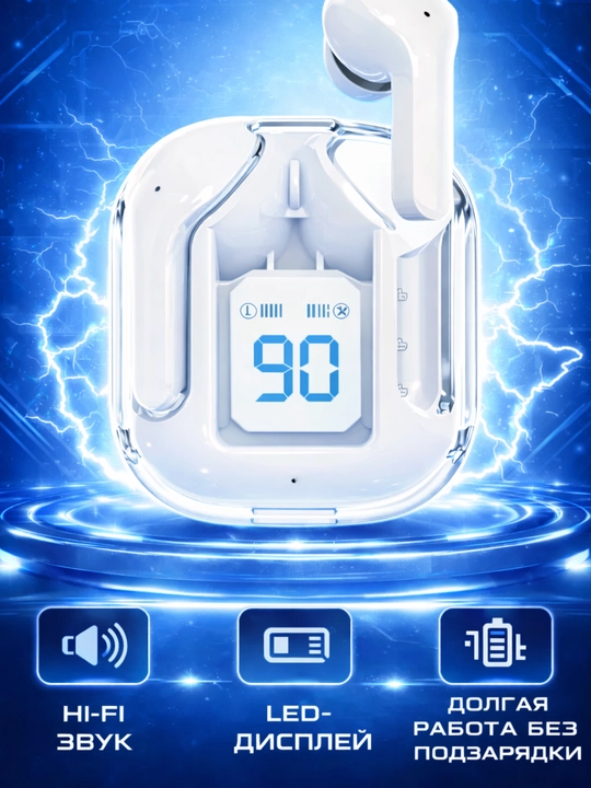 LED displeyli TWS M10 simsiz quloqchin, sensor boshqaruv, Bluetooth