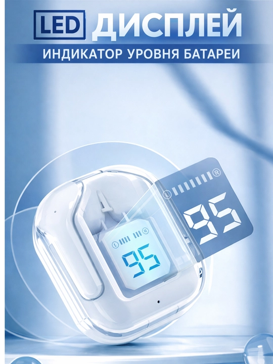 LED displeyli TWS M10 simsiz quloqchin, sensor boshqaruv, Bluetooth