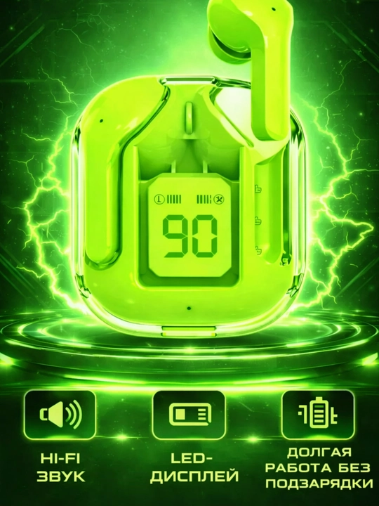 LED displeyli TWS M10 simsiz quloqchin, sensor boshqaruv, Bluetooth