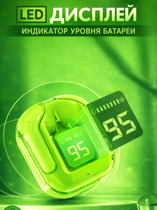 LED displeyli TWS M10 simsiz quloqchin, sensor boshqaruv, Bluetooth
