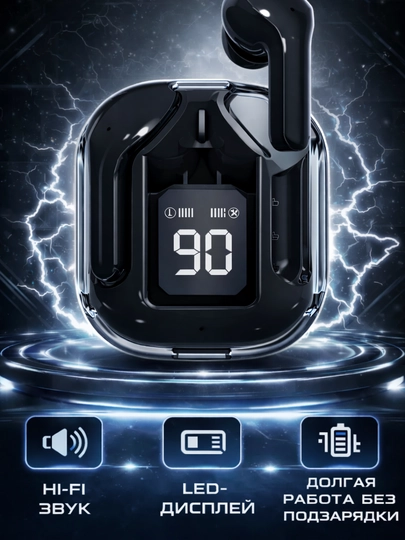 LED displeyli TWS M10 simsiz quloqchin, sensor boshqaruv, Bluetooth