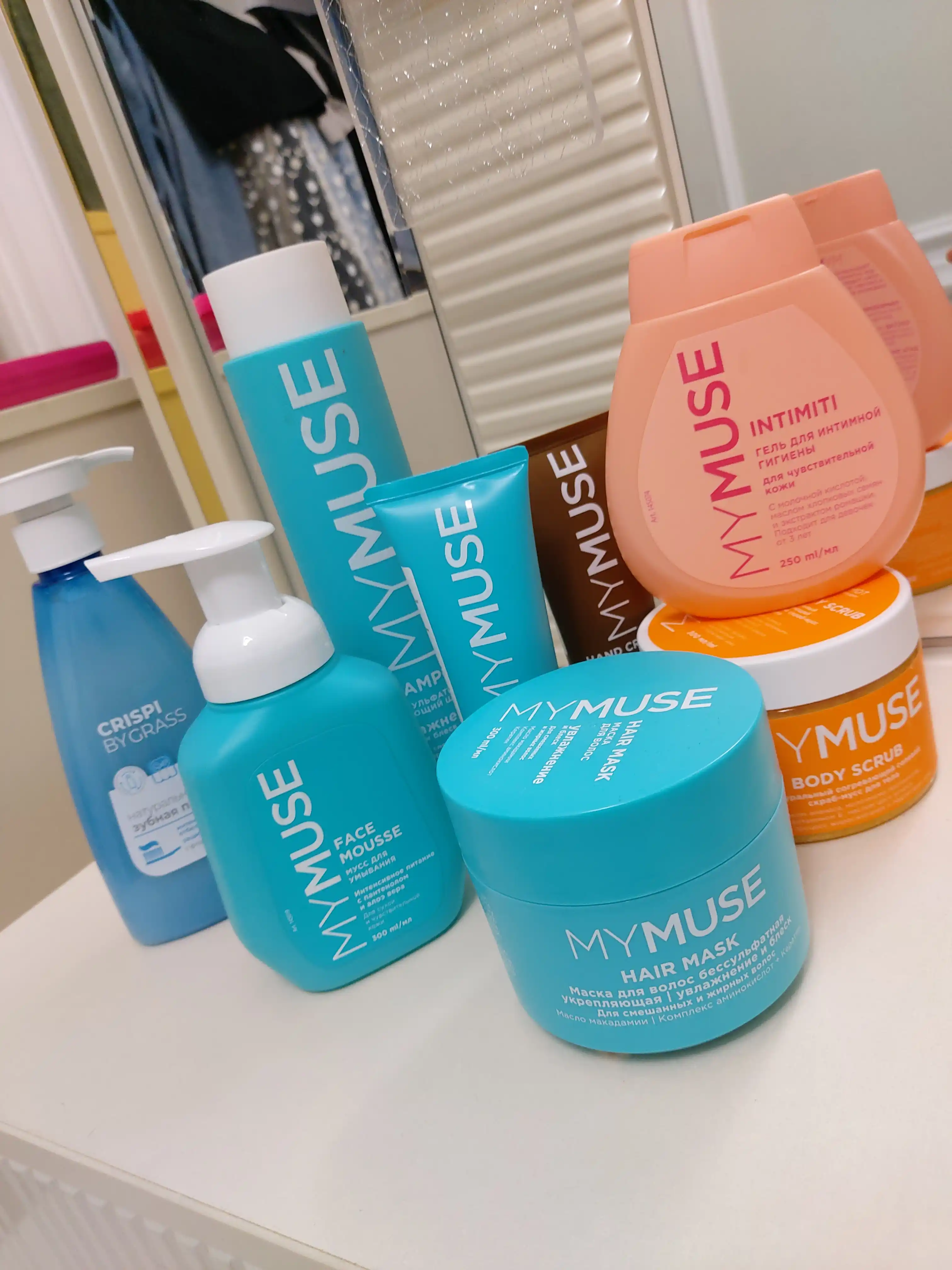 Гель для интимной гигиены MYMUSE с ромашкой для чувствительной кожи, 250 мл