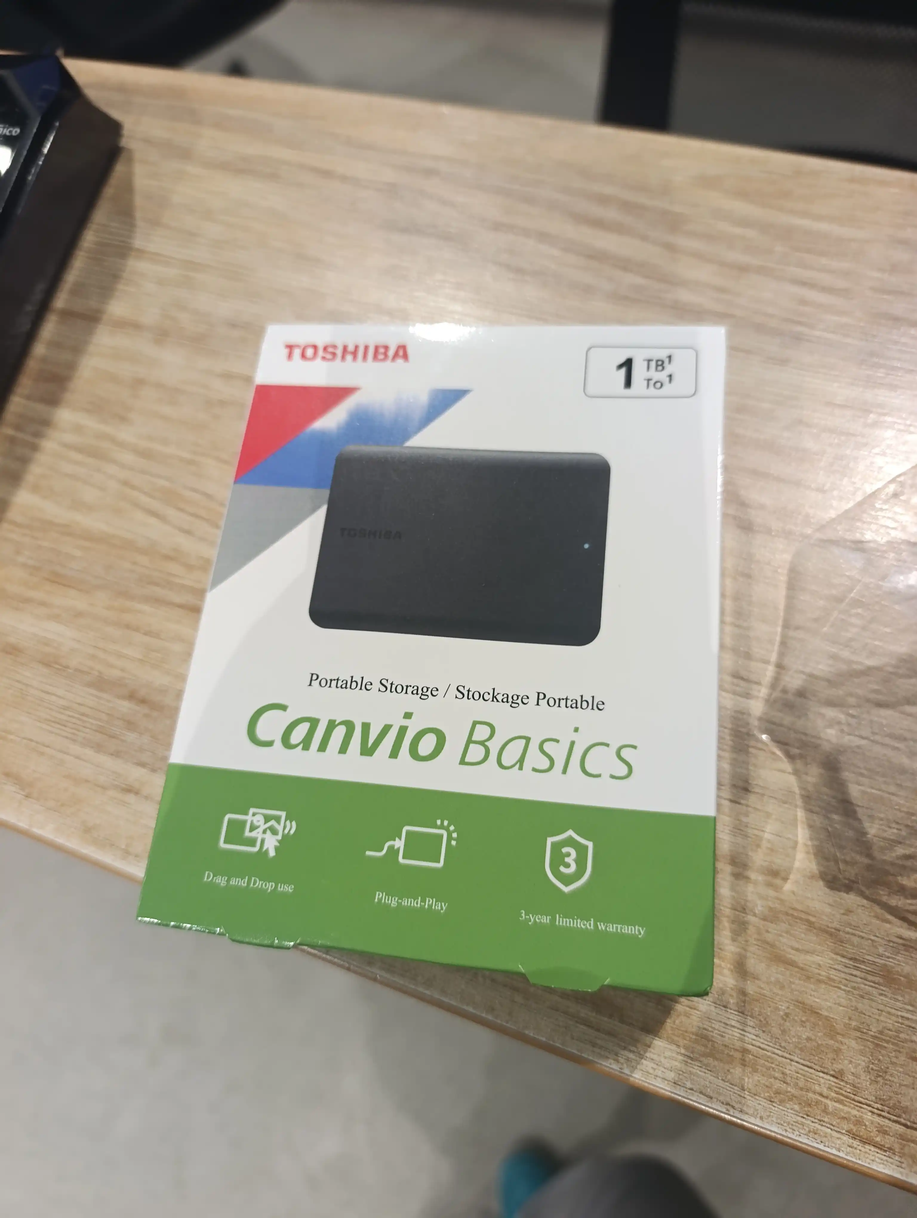Toshiba Canvio Basics 1TB – надёжный и быстрый внешний жёсткий диск